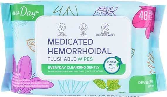 One Pack of Medicated Wipes for Hemorrhoid